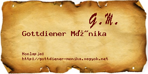 Gottdiener Mónika névjegykártya